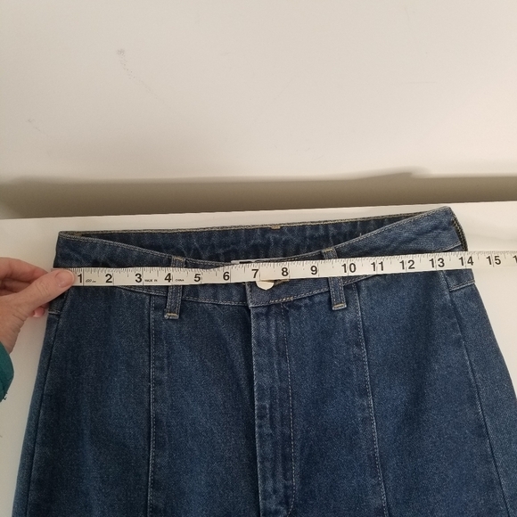 NWT ROTATE Jada Jeans High Waist Zipper Ankle Flare Organic Cotton Size 6 - Picture 9 of 16